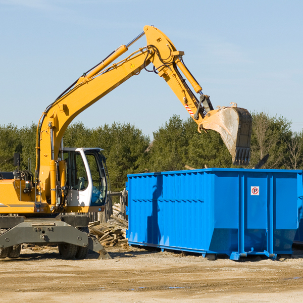 how does a residential dumpster rental service work in O Neals CA